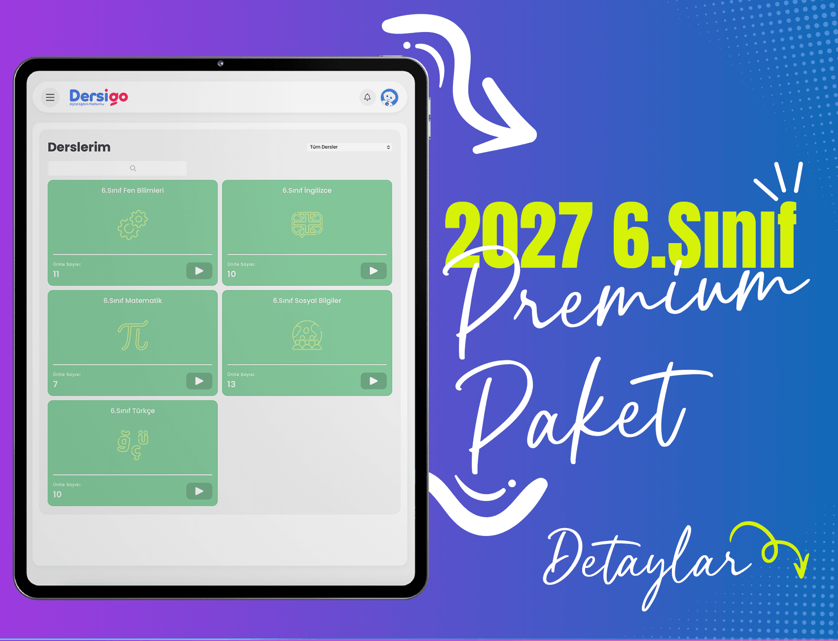 6. Sınıf 2027 Premium Paketi