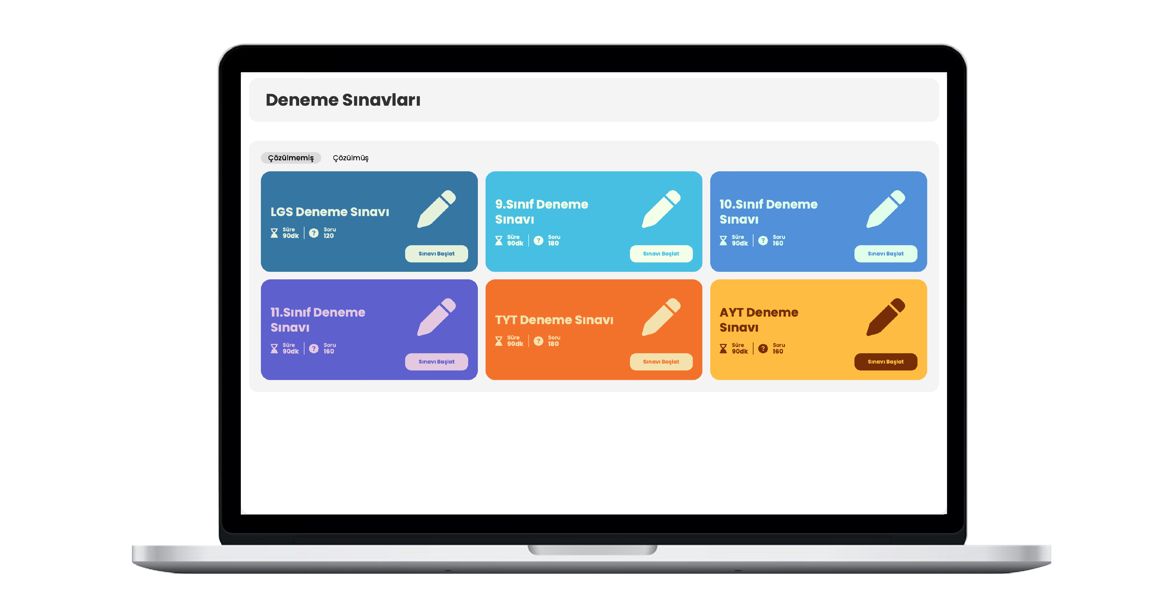 Deneme Sınavları Deneme Sınavları